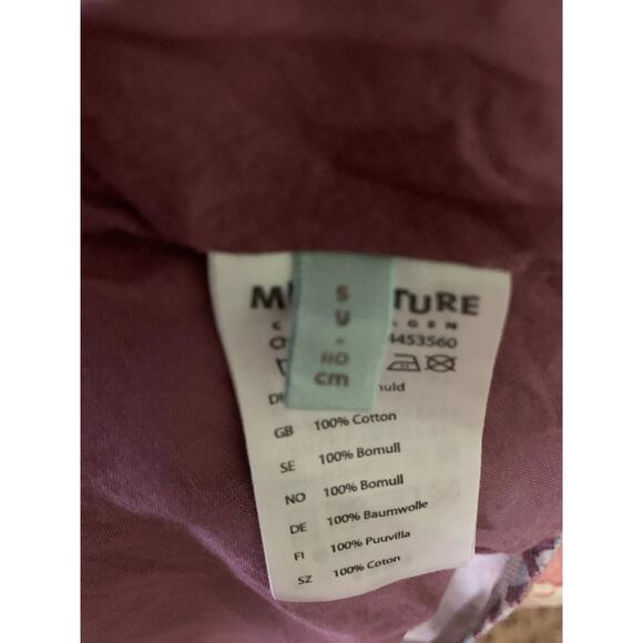 Mini a Ture Copenhagen Dress Plum Blue Cream Floral Drop Waist Twirl 110 / 5 - Picture 6 of 6